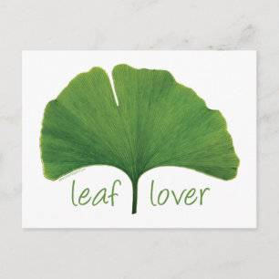 Gingko Leaf Postkarte