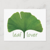 Gingko Leaf Postkarte (Vorderseite)