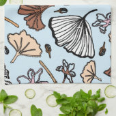 Gingko leaves geschirrtuch (Gefaltet)