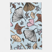 Gingko leaves geschirrtuch (Vertikal)