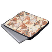 Gingko mit Früchten nahtlos Muster. Wasserfarbe fl Laptopschutzhülle (Vorne Knopf)