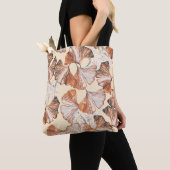 Gingko mit Früchten nahtlos Muster. Wasserfarbe fl Tasche (Von Nahem)
