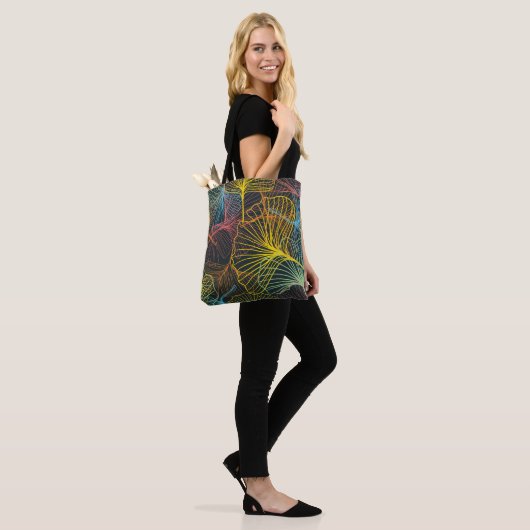 Gingko Pattern Tasche (Am Model)