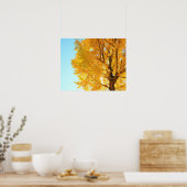 Gingko Tree, Präfektur Nagano, Japan Poster (Küche)