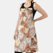 Gingko with fruits seamless pattern. Watercolor fl Schürze (InSitu)