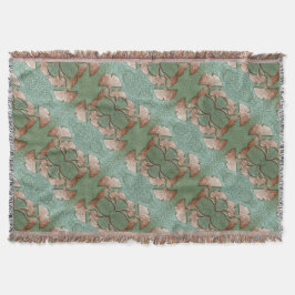 Gingko-Wurzeldecke mit Fringe Decke