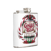 Gingle Bells Christmas Gin Display Flachmann (Rechts)