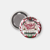 Gingle Bells Christmas Gin Display Magnet (Vorderseite/Rückseite)