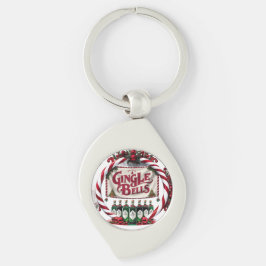 Gingle Bells Christmas Gin Display Schlüsselanhänger