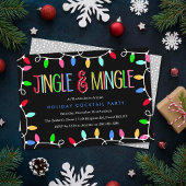 Gingle & Mingle | Weihnachts-Cocktail-Party Einladung