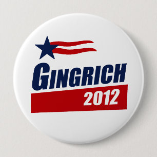 GINGRICH Fahne 2012 Button