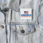 Gingrich für Präsidenten Button (Beispiel)