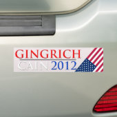 Gingrich/KainAutoaufkleber 2012 Autoaufkleber (Auf Auto)