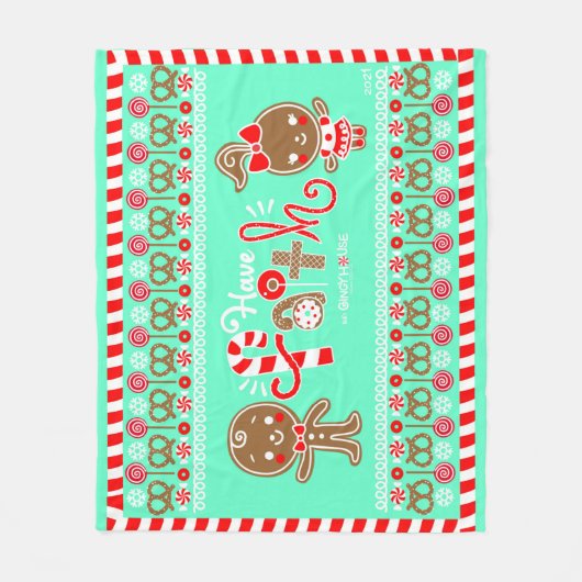 Gingy House 2021 Fleece Blanket (Vorderseite)
