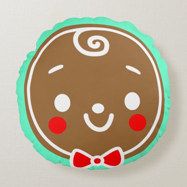 Gingy House 2021 Rundkissen Rundes Kissen (Vorderseite)