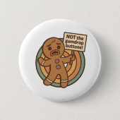 Gingy Weihnachts-Button-Pin Button (Vorderseite)