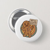 Gingy Weihnachts-Button-Pin Button (Vorne & Hinten)