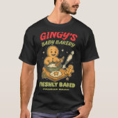 Gingy's Baby Bakery Freshly Baked Coming Soon Chri T-Shirt (Vorderseite)