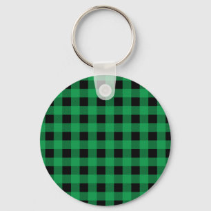 Ginham Green und Black Schlüsselanhänger