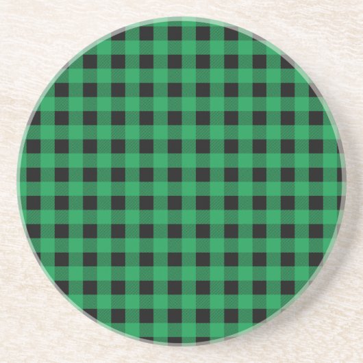 Ginham Green und Black Untersetzer (Vorne)