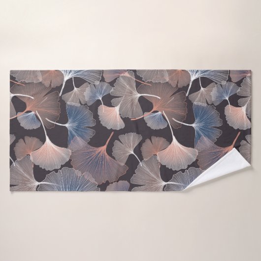 Ginhko leave pattern badehandtuch (Badehandtuch)