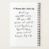 Gini Raksha Mask Spiral Event Planner - Sri Lankan Planer (Rückseite)