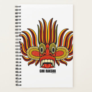 Gini Raksha Mask Spiral Event Planner - Sri Lankan Planer