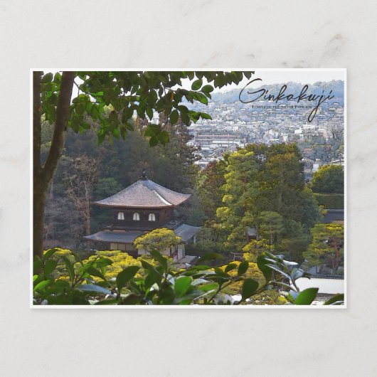 Ginkaku-ji (Higashiyama Jisho-ji) Postkarte (Vorderseite)