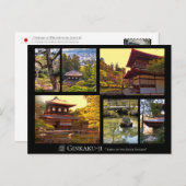 Ginkaku-ji (Higashiyama Jisho-ji) Postkarte (Vorne/Hinten)