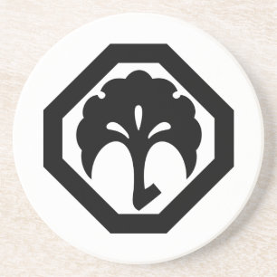 Ginkgo am abgeschnittenen Winkel Untersetzer