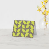 Ginkgo-Anmerkungs-Karte Karte (Gelbe Blume)