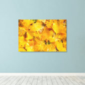 Ginkgo Biloba Blätter Leinwanddruck (Insitu (Holzboden))