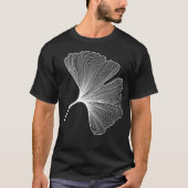 Ginkgo Biloba Blätter Muster - Weiß T-Shirt (Vorderseite)