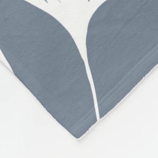 Ginkgo-Biloba-Blätter nahtlos Fleecedecke (Ecke)