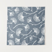 Ginkgo-Biloba-Blätter nahtlos Wandteppich (Vorderseite (Horizontal))