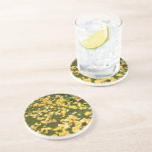 Ginkgo biloba Blätter Sandstein Untersetzer (Seite)