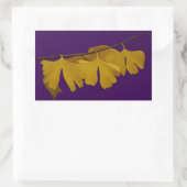 Ginkgo Biloba Blätter Sticker (Tasche)