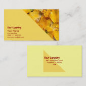 Ginkgo Biloba Blätter Visitenkarte (Vorne/Hinten)