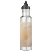 Ginkgo Biloba Botanische Abstrakte Grafik Pinselst Edelstahlflasche (Links)