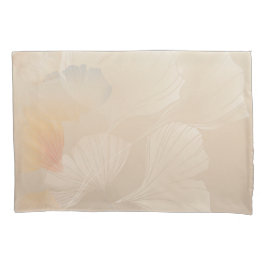 Ginkgo Biloba Botanische Abstrakte Grafik Pinselst Kissenbezug