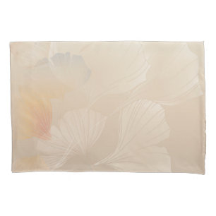 Ginkgo Biloba Botanische Abstrakte Grafik Pinselst Kissenbezug