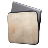 Ginkgo Biloba Botanische Abstrakte Grafik Pinselst Laptopschutzhülle (Vorderseite Links)