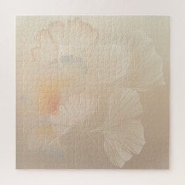 Ginkgo Biloba Botanische Abstrakte Grafik Pinselst Puzzle