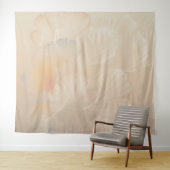 Ginkgo Biloba Botanische Abstrakte Grafik Pinselst Wandteppich (Beispiel (Horizontal))