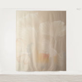 Ginkgo Biloba Botanische Abstrakte Grafik Pinselst Wandteppich (Vorderseite)