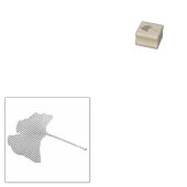 Ginkgo Biloba Leaf Briefmarke Gummistempel (Stempel)