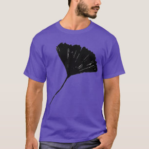 Ginkgo biloba Lino schneidet die Natur inspirierte T-Shirt