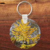 Ginkgo Biloba Tree Keyring Schlüsselanhänger (Vorderseite)