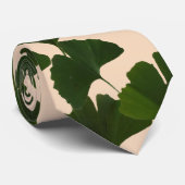 Ginkgo Biloba Verlasst Abstrakt Neck Tie Krawatte (Gerollt)
