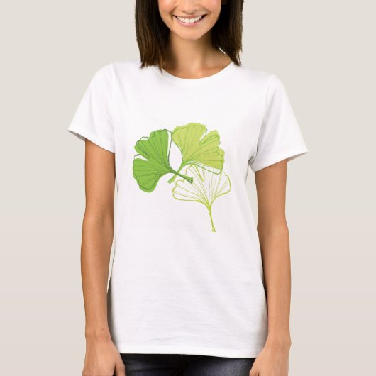 Ginkgo-Blatt T-Shirt (Vorderseite)